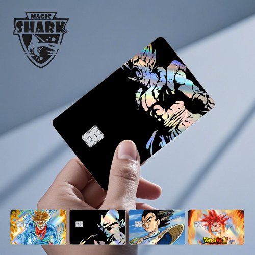 Imagen de Pegatina Holográfica de Dragon Ball Z para Tarjetas