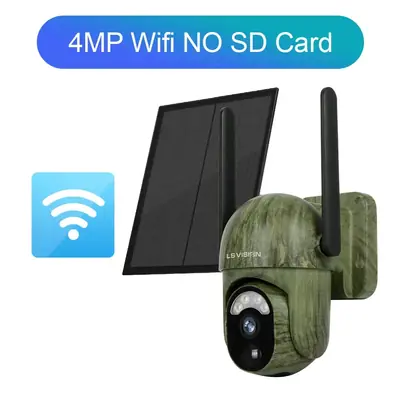 Image de Caméra de Sécurité Solaire 4G 4MP - Vision Nocturne & Détection Humaine