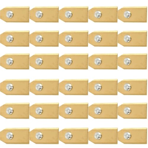 Imagen de Hoja de Robot de césped de 0,75 MM, repuesto de cuchilla de cortacésped de acero inoxidable recubierto de titanio + piezas de tornillo para Husqvarna Automower