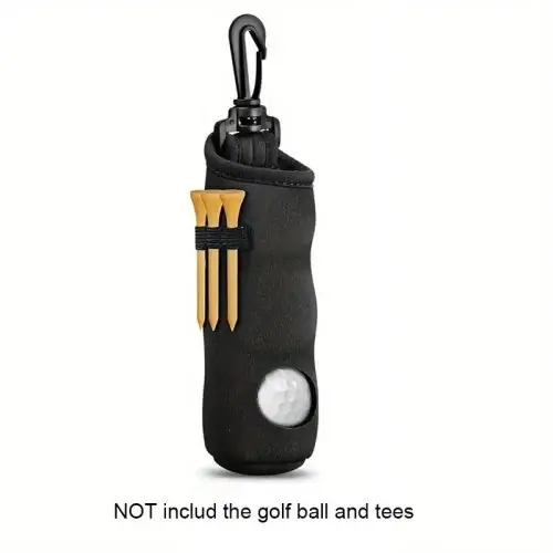 Image de Support de Tee de Golf avec Pochette Balle et Clip Ceinture