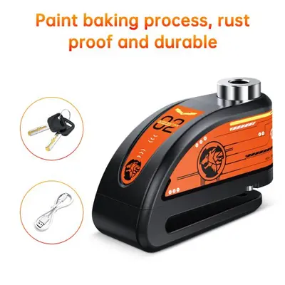 Image de Alarme Anti-Cambriolage Moto avec Serrure Étanche 120dB