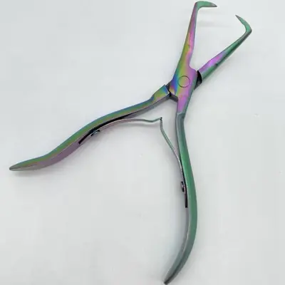 Image de Pince à Nez Courbée pour Extensions de Cheveux