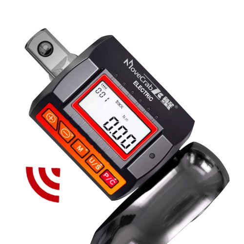 Imagen de Adaptador Digital de Torsión Movecrab con Unidad de 1/2 Pulgada, Incluye Adaptadores para Llave Dinamométrica Electrónica de 3/8 y 1/4, Juego Ideal para Reparación de Bicicletas y Automóviles