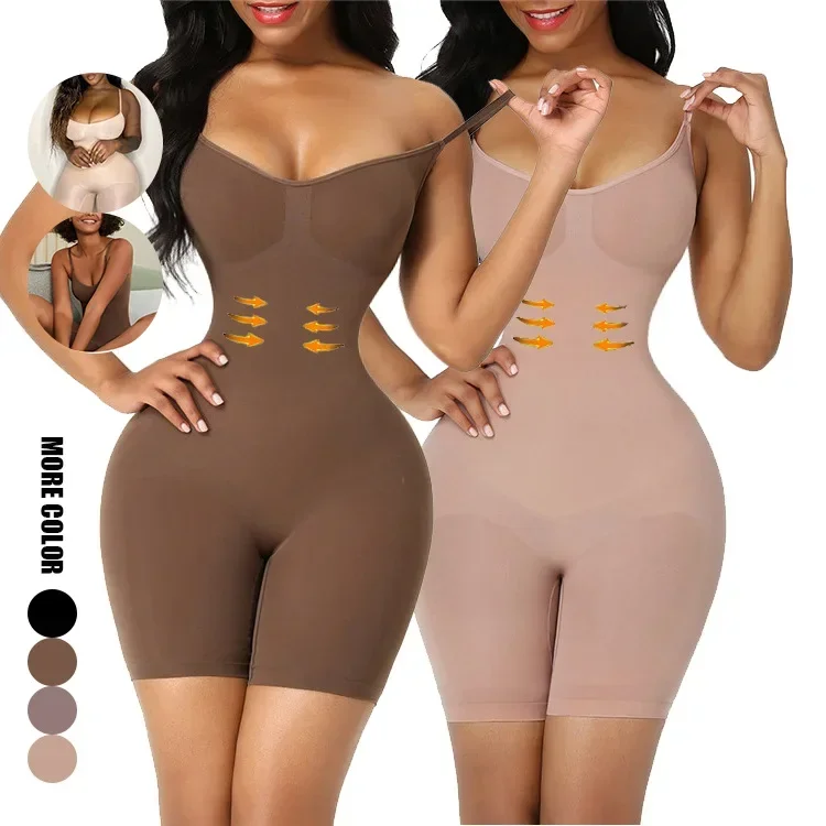 Image of One Piece Shapewear Bodysuit with Tummy Control, Waist Cincher & Seamless Lift for Women – Sleek Silhouette Underwear