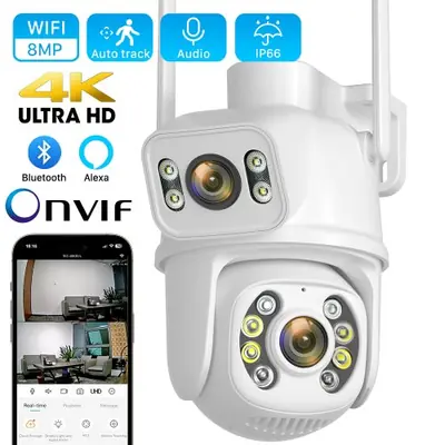 Image de Caméra de Surveillance 4K AI avec Suivi Automatique