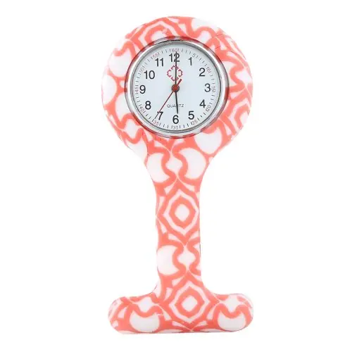 Image de Montre de Poche Infirmière - Style Tunique & Silicone