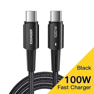 Image de Câble USB-C 100W - Charge Rapide pour Smartphone & Ordinateur
