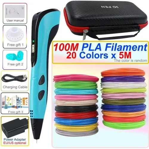 Bleu ajouter 100M PLA