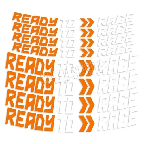 Image de Autocollants Roue Réfléchissants pour KTM - Style & Sécurité