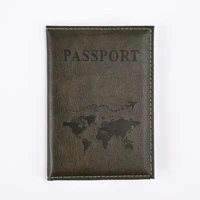 Image de Porte-Passeport en Cuir PU - Étui Voyage élégant