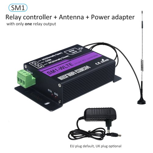 Immagine di Smart Relay Controller 4G LTE con Sensore di Umидità e Temperatura