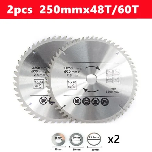 2pcs 250x48T 60T