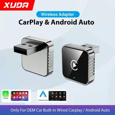 Image de Adaptateur CarPlay & Android Auto Sans Fil 2 en 1