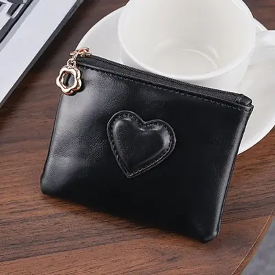 Image de Portefeuille Coeur Mignon - Mini Sac à Cartes Femme