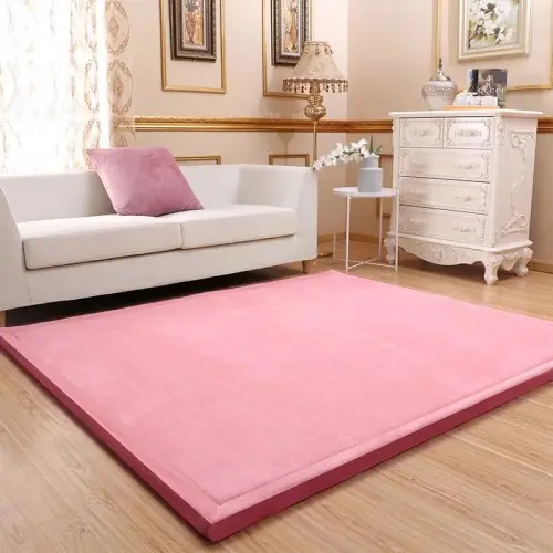 Image de Tapis Tatami Confortable 3cm - Style Japonais pour Salon et Bébé