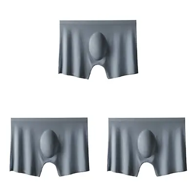 Image de Boxer Homme Soie Glacée Ultra Mince - 3 Pièces