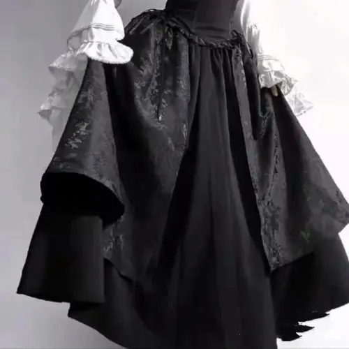 Image de Blouse Lolita Kawaii Manches Évasées - Style Y2K & Dentelle