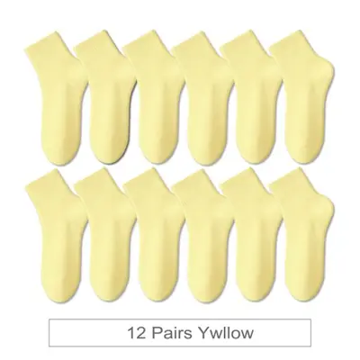 Image de Chaussettes Courtes Colorées en Coton - Lot de 12 Paires
