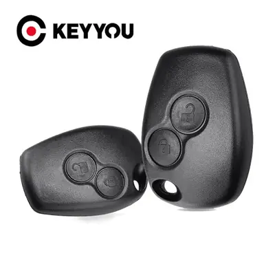 Image de Coque de Clé Voiture 2 Boutons - Protection Anti-Usure pour Renault & Dacia