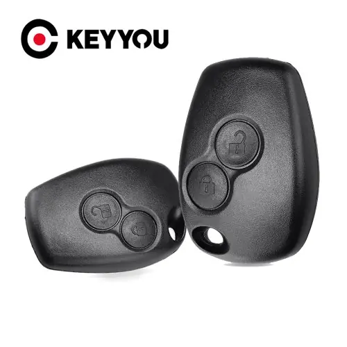 Image de Coque de Clé Voiture 2 Boutons - Protection Anti-Usure pour Renault & Dacia