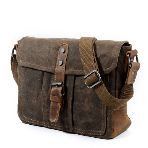 Imagen de Bolso de Mensajero Retro para Hombre - Estilo Clásico y Resistente