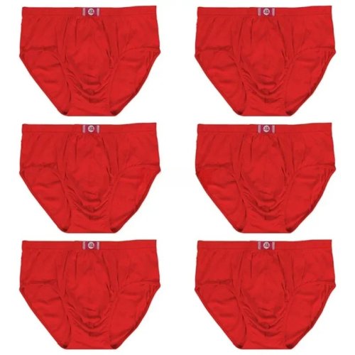 Image de Slips Coton Homme Grande Taille - 6 Pièces