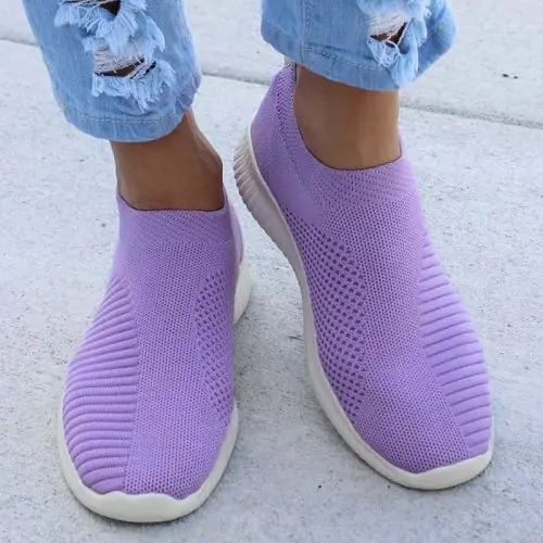 Image de Baskets Femme Sans Lacet - Confort & Style