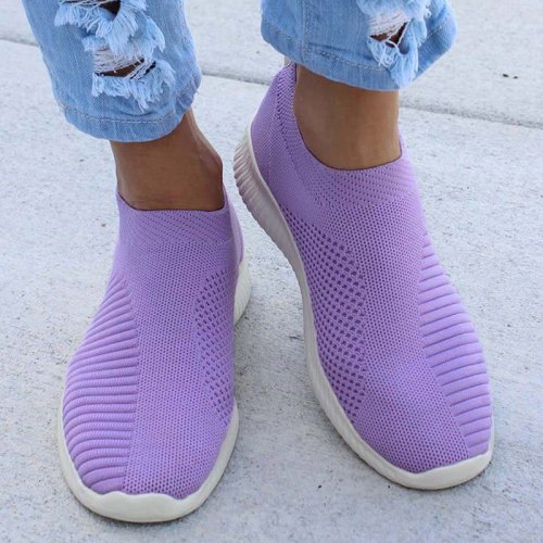 Image de Baskets Femme Sans Lacet - Confort & Style