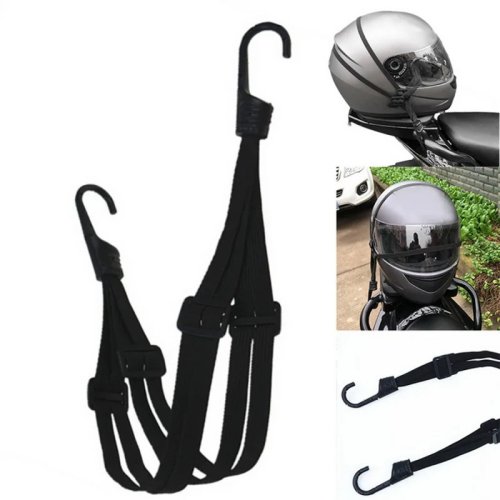 Image de Sangles de Fixation Élastiques pour Casque Moto