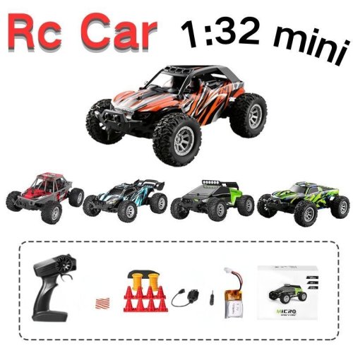 Image de Voiture RC Tout-Terrain 1:32 avec LED - Jouet Télécommandé pour Garçons