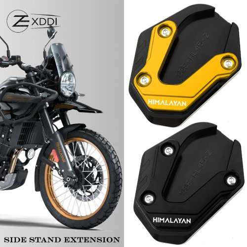 Immagine di Per Royal Enfield Himalayan 450 Himalayan450 2024 2025 2026 CNC Moto Cavalletto Cavalletto Laterale Piede Estensione Pad Accessori