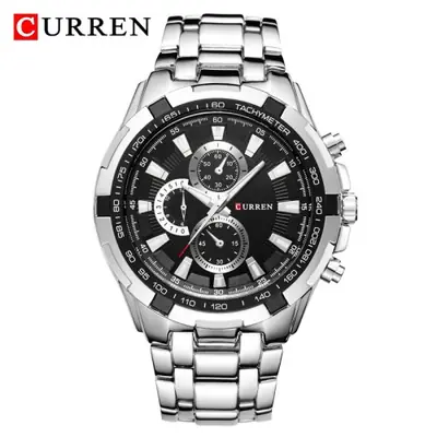 Image de Montre Homme Sportive Étanche en Acier Inoxydable