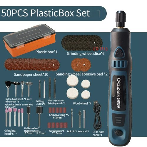 50PCS boîte plastique ensemble