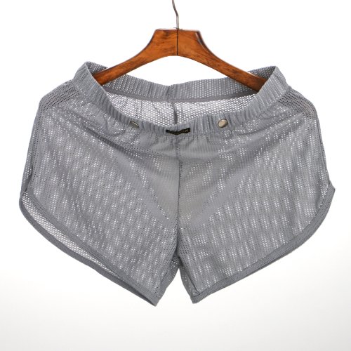 Immagine di Boxer da Uomo in Rete Traspirante - Intimo Sportivo Ampiamente Confortevole con Pantaloncini a Freccia e Custodia Migrante