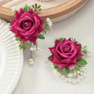 Image de Bouquet de Roses Élégant 2 Pièces