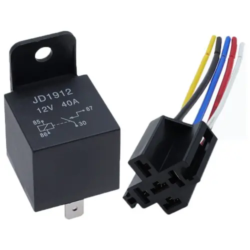 Image de Relais Auto Étanche 40A - 12V/24V - 4P/5P