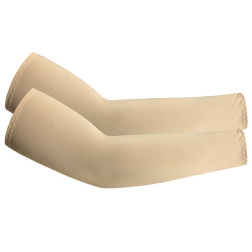 Imagen de 1/2 pares de mangas de brazo de verano protección solar UV hielo fresco ciclismo correr pesca escala...