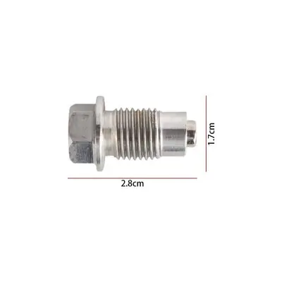 Image de Bouchon de Vidange Magnétique en Acier Inoxydable - M12/M14/M16/M18