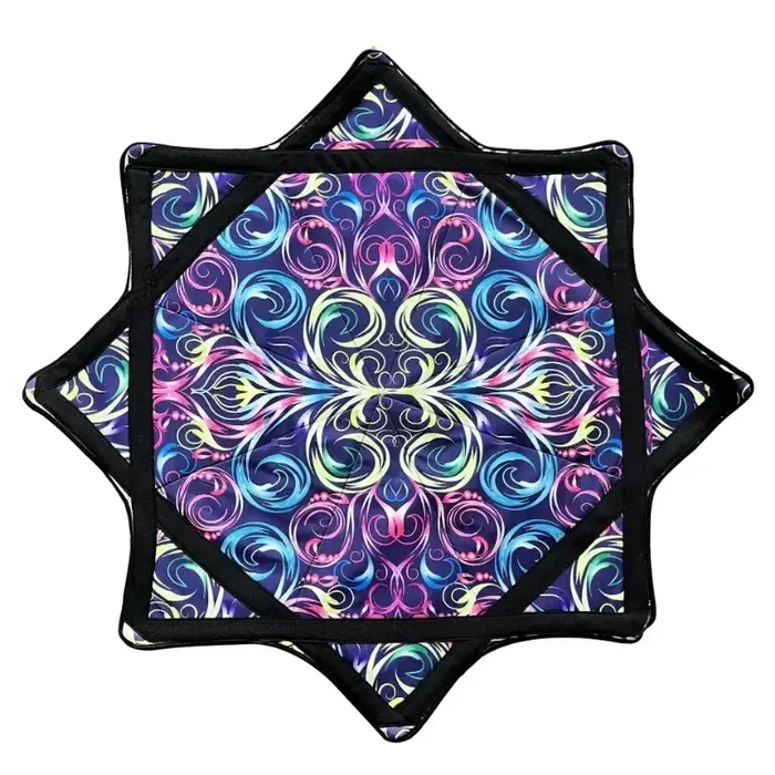 Image de Mouchoir de Danse Tournant Octogonal - Écharpe Volante en Lyocell
