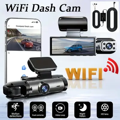 Image de Caméra de Bord 1080p avec Vision Nocturne et WiFi