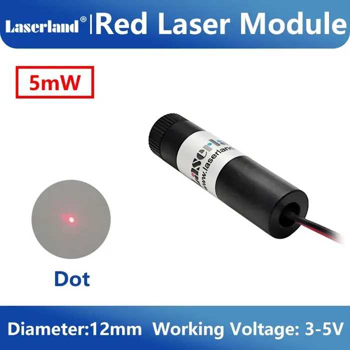 Red 5mW Dot 12mm