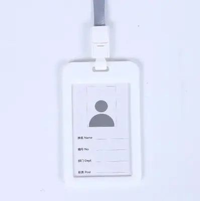 Image de Porte-badge Transparent Double Face Étanche