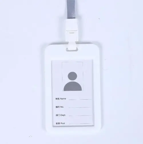 Image de Porte-badge Transparent Double Face Étanche