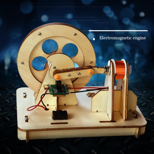 Afbeelding van DIY Elektromagnetische Motor Kit – Wetenschaps Experiment voor Kinderen