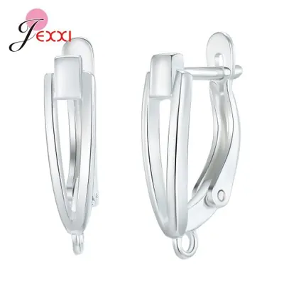 Image de Boucles d'oreilles en cristal style coréen - Argent 925