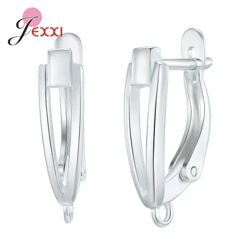 Image de Boucles d'oreilles en cristal style coréen - Argent 925