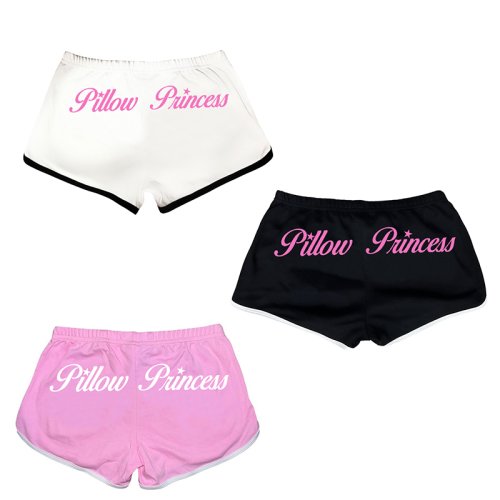 Imagen de Pantalones cortos estéticos de princesa para mujer, pantalones cortos sexys con estampado de letras a la moda, ropa de calle Y2K de Hada Emo, pantalones cortos informales Punk vintage