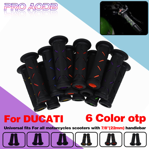 Immagine di Manopole Moto GP Universali per Ducati - Stile Sportivo e Performante