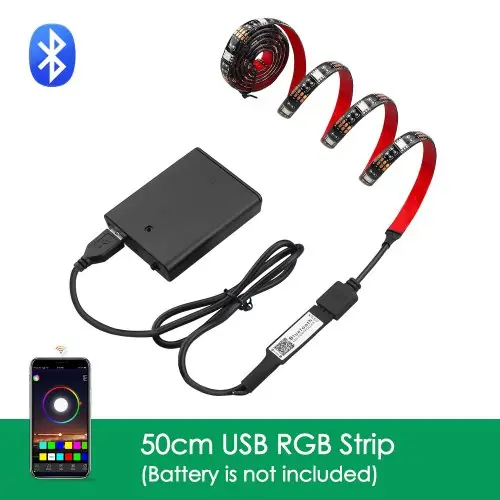 Image de Lumière LED RGB Bluetooth pour Scooter, Vélo et Skateboard