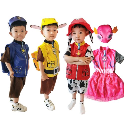Image de Costume Pat'Patrouille pour Enfants - Marshall, Chase, Skye, Zuma